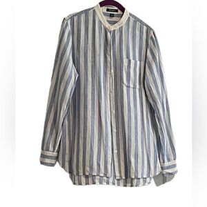 Chaps Denim Bottom Up Blouse